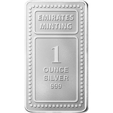 1 Ounce Silver Bar (999 Fine Silver)