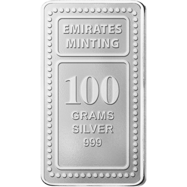100g Silver Bar (999 Fine Silver)