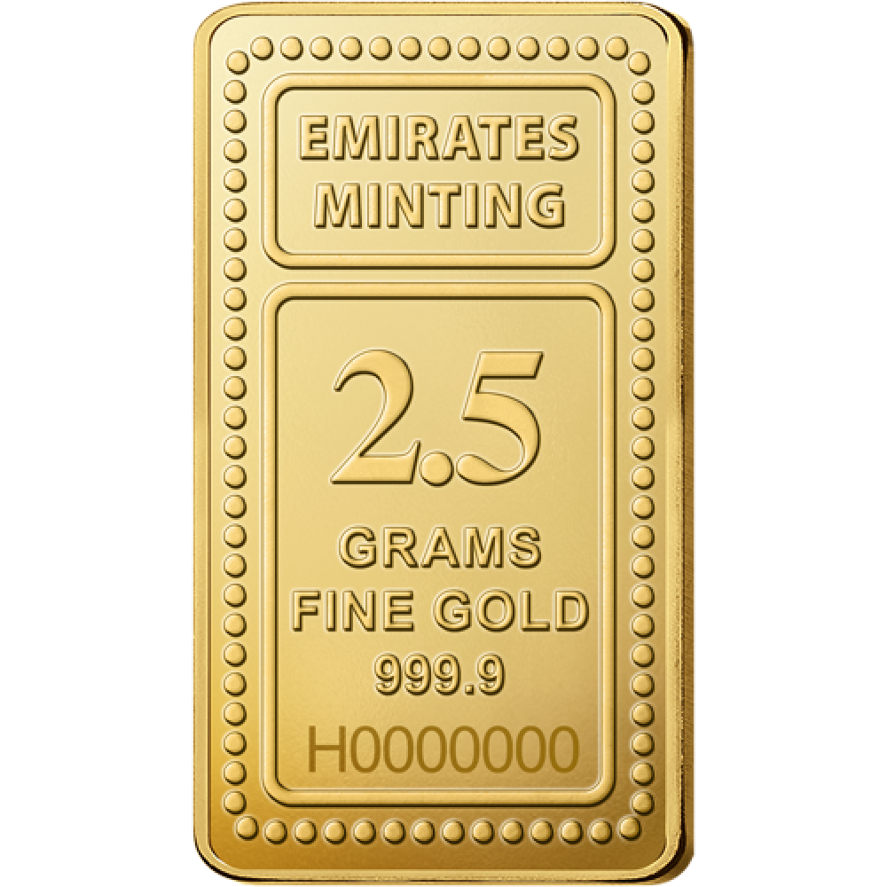 2.5g Gold Bar (999.9)