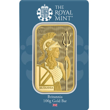 Royal Mint Britannia 100g Gold Bar ( 999.9 )